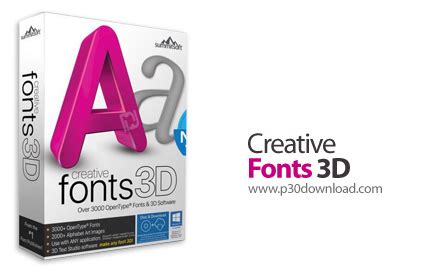 Summitsoft Creative Fonts 3D V10.5 Full Version 